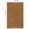 vidaXL Tapis avec glands 160x230 cm Jute