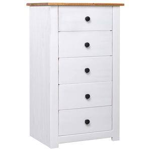 vidaXL Buffet Blanc 46x40x89 cm Pin Gamme Panama