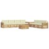 vidaXL Ensemble de canap&eacute;s d'ext&eacute;rieur 8 pc Blanc et cr&egrave;me