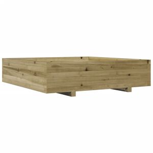 vidaXL Jardini&egrave;re 100x100x26,5 cm bois de pin impr&eacute;gn&eacute;