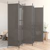 vidaXL Cloison de s&eacute;paration 5 panneaux Anthracite 250x200 cm Tissu