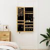 vidaXL Armoire &agrave; bijoux avec miroir murale 37,5x10x106 cm