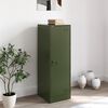 vidaXL Buffet vert olive 34,5x39x107 cm acier