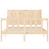 vidaXL Cadre de lit sans matelas 140x190 cm bois de pin massif