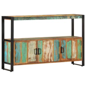 vidaXL Buffet 120x30x75 cm Bois de r&eacute;cup&eacute;ration solide