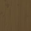 vidaXL Tiroirs de lit 2 pcs Marron miel Bois de pin massif