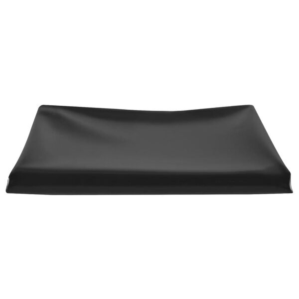 vidaXL Doublure d'étang Noir 2x6 m PVC 0,5 mm