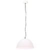 vidaXL Lampe suspendue industrielle vintage 25 W Blanc Rond 41 cm E27