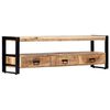 vidaXL Meuble TV 150x30x45 cm Bois solide de manguier