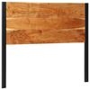 vidaXL T&ecirc;te de lit 120 cm bois massif d'acacia et fer