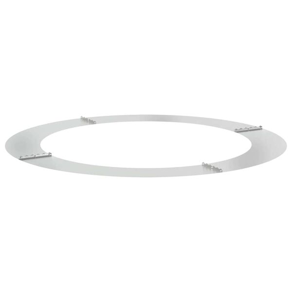 vidaXL adapté pour anneaux d'arbre plats 5 pcs Argent Ø90 / 120 cm