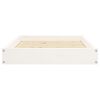 vidaXL Lit pour chien Blanc 71,5x54x9 cm Bois de pin solide