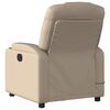 vidaXL Fauteuil de massage inclinable Cappuccino Similicuir