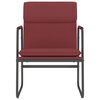 vidaXL Chaise longue Rouge bordeaux 55x64x80 cm Similicuir