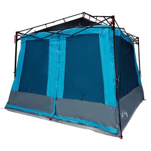 vidaXL Tente int&eacute;rieure 6 personne Bleu taffetas