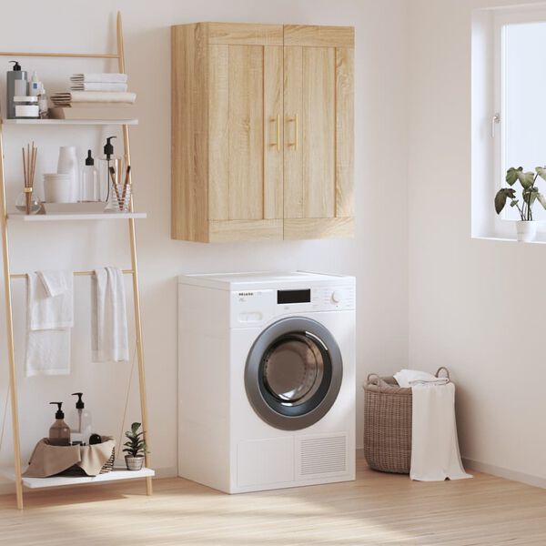 vidaXL Armoire murale ch&ecirc;ne sonoma 69,5x34x90 cm bois d'ing&eacute;nierie