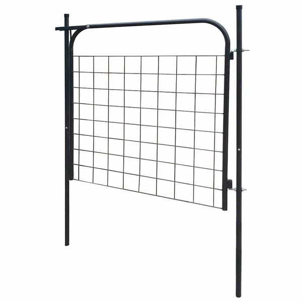 vidaXL Portail de jardin 100x100 cm Anthracite