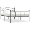 vidaXL Cadre de lit sans matelas gris métal 140x200 cm