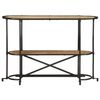 vidaXL Table console 110x42x76 cm bois massif de manguier brut