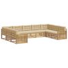 vidaXL Ensemble de canap&eacute;s d'ext&eacute;rieur 9 pc Blanc et Beige