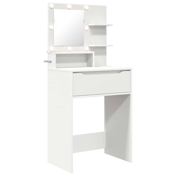 vidaXL Tables de maquillage pour chambre Blanc 80 x 39,6 x 135 cm