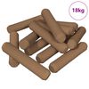 vidaXL Chevilles en bois 18000 pi&egrave;ces Marron Bois massif