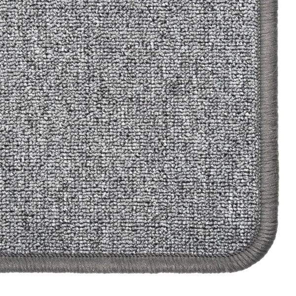 vidaXL Tapis de couloir Gris foncé 80x200 cm