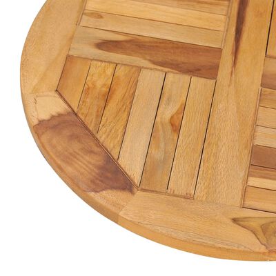 vidaXL Disque de table rotatif Bois de teck solide