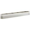 vidaXL Jardin sur&eacute;lev&eacute; Acier inoxydable 380 x 40 x 40 cm Acier