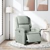vidaXL Fauteuil inclinable &eacute;lectrique gris clair velours