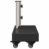 vidaXL Socle de parasol rectangulaire Granite 25 kg Noir