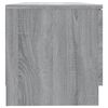 vidaXL Meuble TV Sonoma gris 80x35x36,5 cm Bois d'ingénierie
