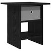vidaXL Table de chevet Ch&ecirc;ne noir 41 x 40 x 45 cm Bois d'ing&eacute;nierie