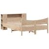 vidaXL Cadre de lit sans matelas 135x190 cm bois de pin massif