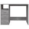 vidaXL Bureau avec tiroirs Sonoma gris 102x50x76 cm Bois d'ingénierie