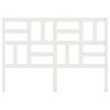vidaXL Tête de lit Blanc 156x4x104 cm Bois massif de pin