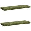 vidaXL Coussins de banc 2 pi&egrave;ces VUGHT 2 pc 100 % polyester