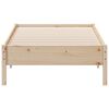vidaXL Cadre de lit sans matelas 100x200 cm bois massif de pin