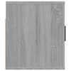 vidaXL Meuble TV mural Sonoma gris 100x34,5x40 cm