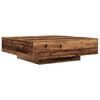 vidaXL Table basse Bois ancien 100 x 100 x 31 cm Bois d'ing&eacute;nierie
