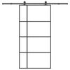 vidaXL Porte coulissante et kit de quincaillerie 102,5x205cm Verre ESG