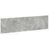 vidaXL T&ecirc;te de lit murale HOORN Gris b&eacute;ton Bois d'ing&eacute;nierie