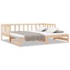vidaXL Lit coulissant sans matelas 2x(90x200) cm