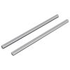 vidaXL Barres filet&eacute;es 2 pc Argent&eacute; M6 x 120 mm M&eacute;tал