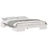 vidaXL Cadre de lit Blanc 200 x 200 cm