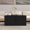 vidaXL Table basse Noir 80x50x36 cm Bois d'ing&eacute;nierie