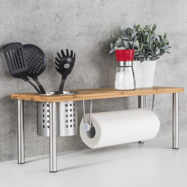 HI &Eacute;tag&egrave;re de cuisine en bambou 55x20x20 cm