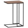 vidaXL Table d'appoint Noir 40x30x59 cm Bois d'ingénierie