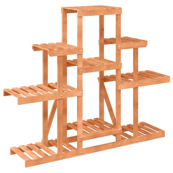 vidaXL Support à fleurs 110x25x96 cm bois massif de sapin