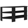 vidaXL MeubleTVd'Angle Noir 102x40,5x45cm Bois d'ing&eacute;nierie
